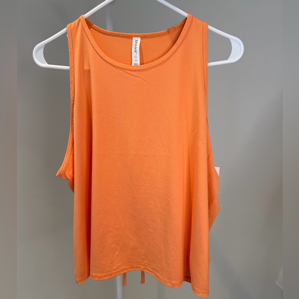 NWT SPANX® Butter Keyhole Tank Size XL Color: Nectarine - Picture 6 of 9